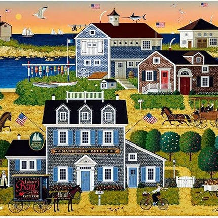 Buffalo Games - Charles Wysocki - Witch's Bay - 1000 Piece Jigsaw Puzzle for Adults -Challenging Puzzle Perfect for Game Nights - Finished Size is 26.75 x 19.75