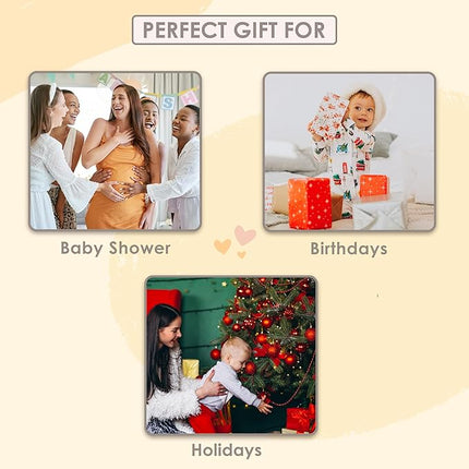 MON AMI Cuddles The Baby Dino Stuffed Animal – 10”, Soft & Cuddly Dinosaur Plush, Use as Toy or Nursery Room Décor for Kids of All Ages