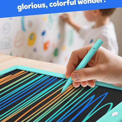 TEKFUN Kids Toys 10Inch LCD Writing Tablet, Mess Free Coloring Doodle Board, Drawing Pad for Kids Games Educational Toys for Ages 3-10 Girls Boys (Green)