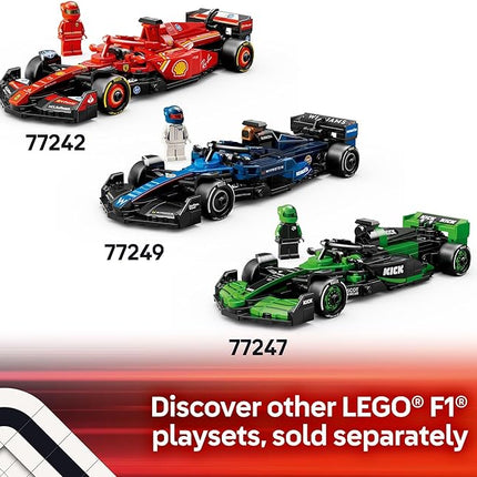 LEGO Speed Champions Aston Martin Aramco F1 AMR24 Race Car Toy - Building Set for Kids, Boys & Girls, Ages 10+ - Toy Car for F1 Fans - Gift Idea for Birthday - 77245