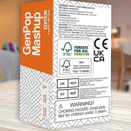 QUOKKA Freedom of Speech Card Board Game - Modern Life Edition - Fast-Paced | Guess The Word | Easy to Play - Party Game for Game Night