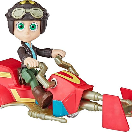 Star Wars: Young Jedi Adventures Nash Durango Figure & Speeder Bike, 4-Inch Scale Action Figures & Vehicles, Toys, Preschool Toys for 3 Year Old Boys & Girls