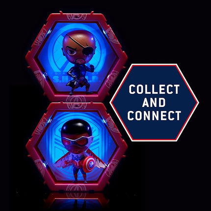 Wow! PODS Marvel Avengers Collection - Nick Fury | Superhero Toys Light-Up Bobble-Head Figure | Official Marvel Collectable Toys & Gifts | Number 207 in Series