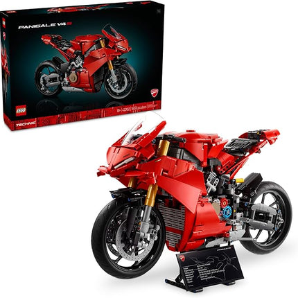 LEGO Technic Ducati Panigale V4 S Motorcycle Toy - Building Set for Adults, Men & Women, Ages 18+ - Gift for Birthdays - 42202