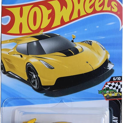 Hot Wheels 2020 Koenigsegg Jesko, HW Race Day 5/10 [Yellow] 125/250