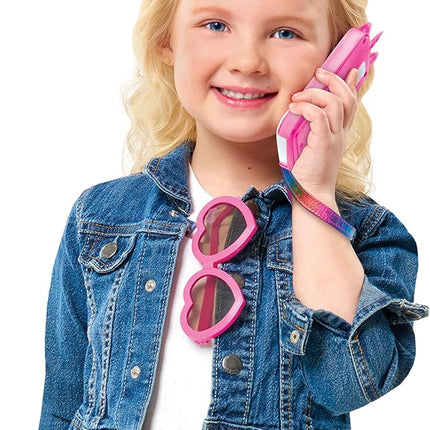 Barbie Unicorn Play Phone Set with Lights and Sounds, Unicorn Phone Case and Wristlet, Toy Cell Phone for Kids, Kids Toys for Ages 3 Up by Just Play