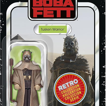 STAR WARS Retro Collection Tusken Warrior, The Book of Boba Fett 3.75 Inch Collectible Action Figures, Ages 4 and Up