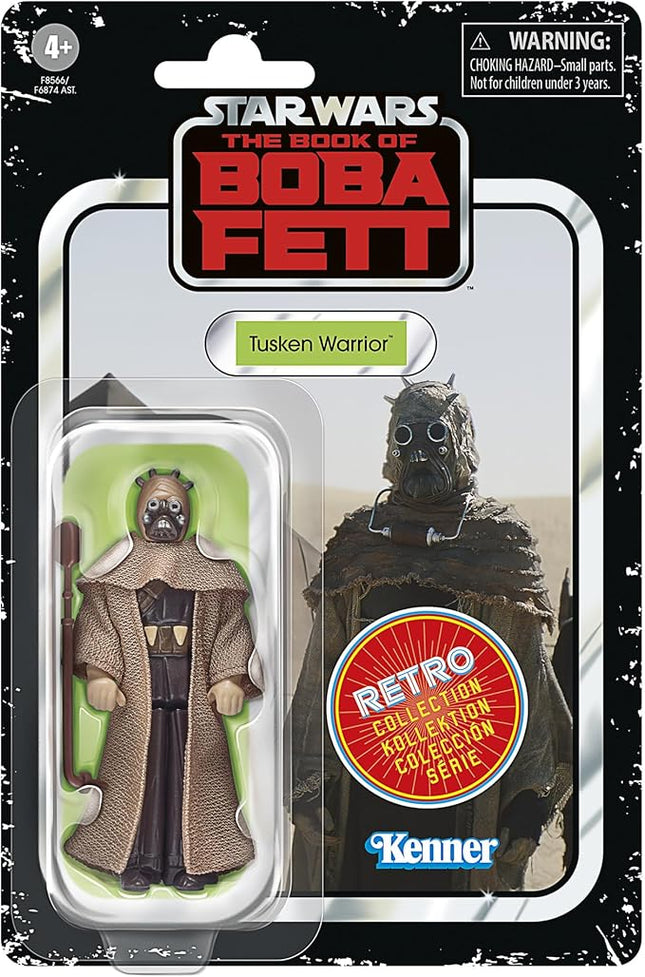 STAR WARS Retro Collection Tusken Warrior, The Book of Boba Fett 3.75 Inch Collectible Action Figures, Ages 4 and Up