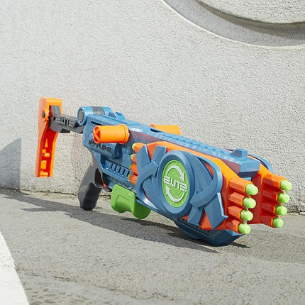 Nerf Elite 2.0 Flipshots Flip-16 Blaster with 16 Dart Barrels That Flip to Double Your Firepower, 16-Dart Capacity, 16 Elite Darts