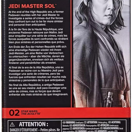 STAR WARS The Black Series Jedi Master Sol, The Acolyte Collectible 6 Inch Action Figure