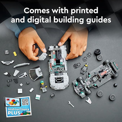 LEGO Speed Champions Mercedes-AMG F1 W12 E, Performance & Project One Toy Car Set, Mercedes Model Car Building Kit, Collectible Race Car Toy, Great Car Gift for Kids and Teens, 76909