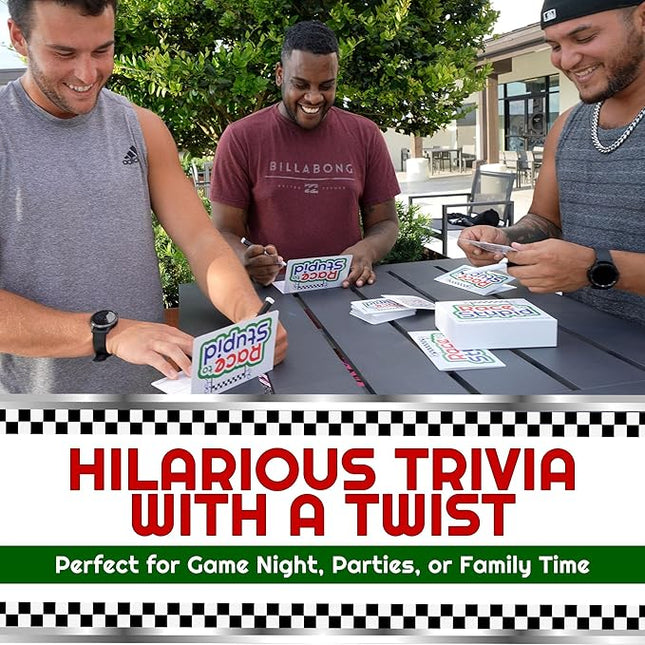 Trivia Card Game – Family Games for Adults & Teens, Hilarious Party Games for Family Game Night Fun, Educational & Challenging Trivia Cards & Adult Gifts for Birthdays & Celebrations