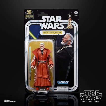 STAR WARS The Black Series Ben (OBI-Wan) Kenobi 6-Inch-Scale Lucasfilm 50th Anniversary Original Trilogy Collectible Action Figure (Amazon Exclusive)