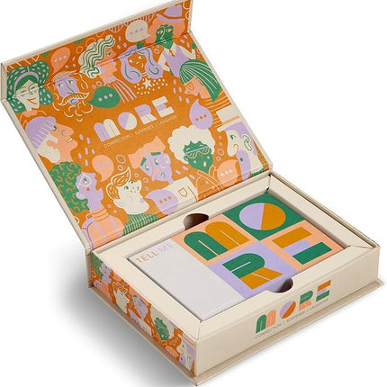 Tell Me More: Family Edition - A Family Conversation Starter Game of 52 Questions to Foster Communication and Deepen Connections