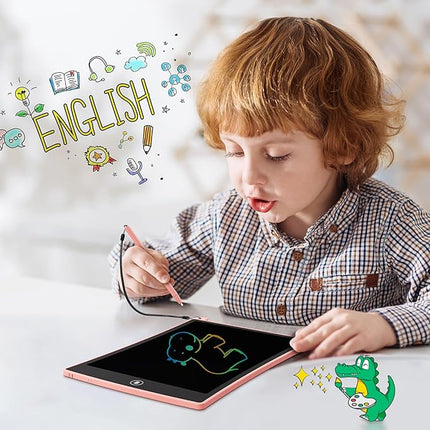 KOKODI Kids Toys 3 Pack LCD Writing Tablet, Colorful Drawing Pad Erasable Doodle Board, Educational Learning Toys Birthday Gifts for Boys Girls Age 3 4 5 6 7 8(Blue & Pink & SkyBlue)