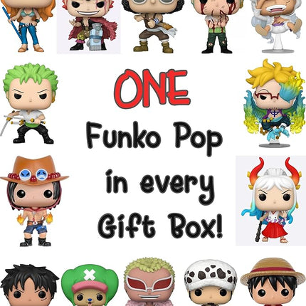 One Piece Collector's Mystery Gift Box: Funko Pop! & PSA Graded Card│ONE PSA Graded One Piece Card & ONE Authentic One Piece Funko Pop │Ideal Gift for Collectors & Fans│by Slabs of Heat