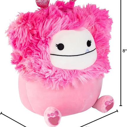 Squishmallows Original 10-Inch Caparinne The Pink Bigfoot - Official Jazwares Plush - Collectible Soft Squishy Stuffed Animal Toy - Add to Your Squad - Gift for Kids, Girls & Boys