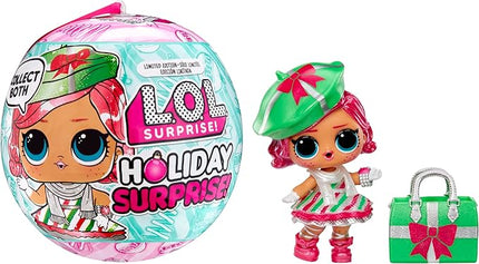 L.O.L. Surprise! Holiday Surprise!- Dreamin' BB- with Collectible Doll, 8 Surprises, Holiday Theme, Collectible Dolls, Limited Edition- Great Gift for Girls Age 3+