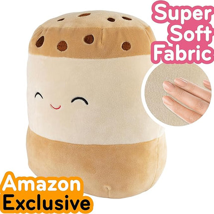 Squishmallows 10-Inch Koako The Ice Cream Sandwich Plush - Official Jazwares - Soft & Squishy Stuffed Animal Toy for Kids, Teens & Collectors - Cuddly Kawaii Dessert Plushie Collectible Pillow