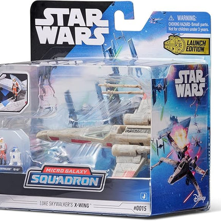 Star Wars 5-Inch X-Wing Starfighter Vehicle with Luke Skywalker & R2-D2 Micro Figures