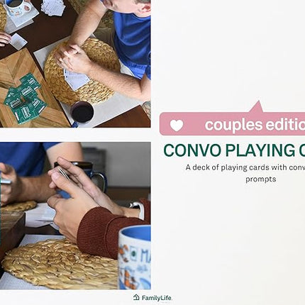 FamilyLife’s Convo Playing Cards – Family Games For Adults with Fun and Deep Conversations – Ice Breaker Conversation Games for Any Gathering