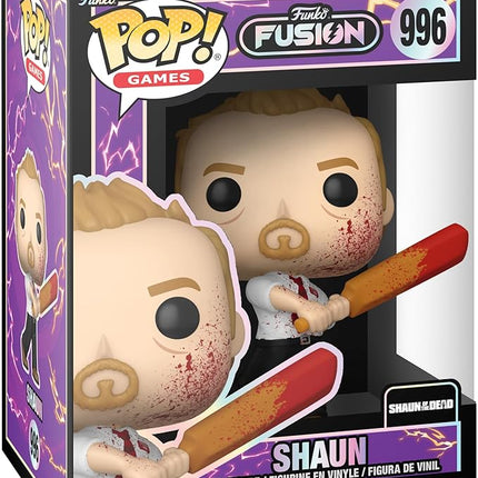 Funko POP Games: Fusion - Shaun - Shaun of The Dead - Collectable Vinyl Figure - Gift Idea - Official Merchandise - for Kids & Adults - Horror Fans - Model Figure for Collectors and Display