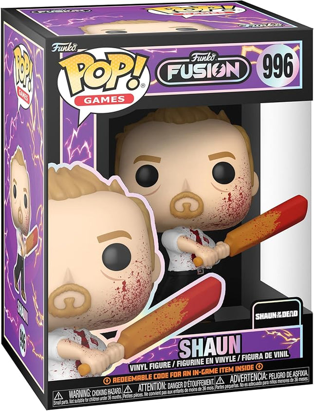 Funko POP Games: Fusion - Shaun - Shaun of The Dead - Collectable Vinyl Figure - Gift Idea - Official Merchandise - for Kids & Adults - Horror Fans - Model Figure for Collectors and Display
