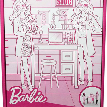 Barbie Careers Playset, Science Lab with 2 Scientist Fashion Dolls, Bench & 10+ Accessories (Amazon Exclusive)