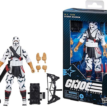 G.I. Joe Classified Series #131, Storm Shadow, Collectible 6 Inch Action Figure, Ninja Toy with 11 Accessories