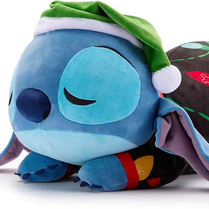 Disney Store Official Cuddleez Plush – Stitch Holiday - Big Plush - Super Soft & Huggable Toy for Fans & Kids of All Ages - Perfect Collectible Gift, Plushy