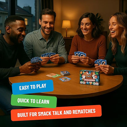 da Vinci's Room Squirrel Smackdown - The Fast Paced Family Card Game for 2-4 Players | Fun Card Games for Teens, Kids 8-12, or Adults (Original Edition)