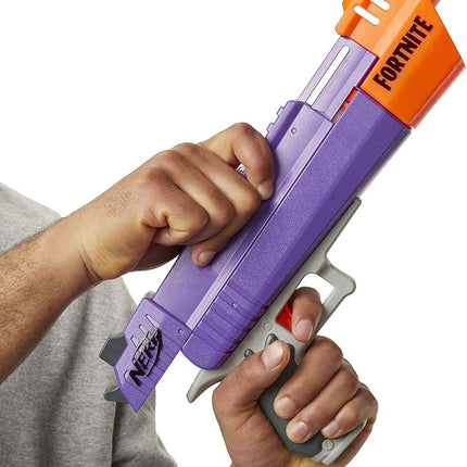 Nerf Fortnite HC-E Mega Dart Blaster - Includes 3 Official Mega Fortnite Darts - for Youth, Teens, Adults