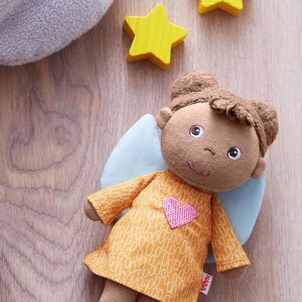 HABA Guardian Angel Mini Doll Nora - Soft Plush Baby Doll Toy for Toddlers 1-3, Ideal Gift for 2 Year Old Girls & Up