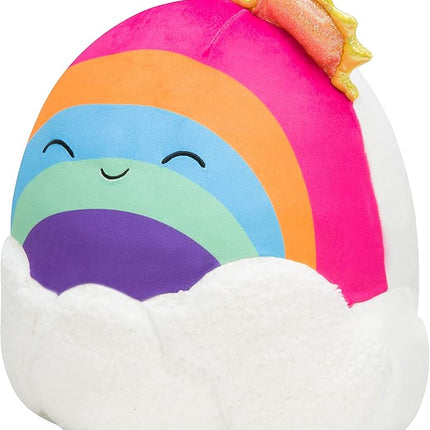 Squishmallows 14-Inch Sunshine Rainbow with Clouds - Large Ultrasoft Official Kelly Toy Plush