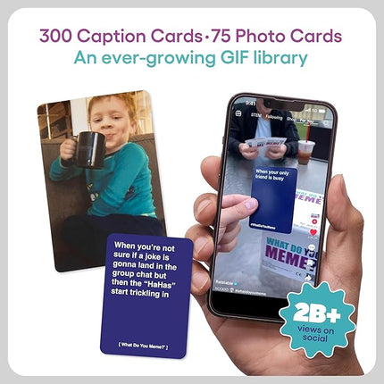 WHAT DO YOU MEME? Core Game (New Edition) Now Including GIF's by Relatable, The Essential Adult Party Game for Meme Lovers, Great for Adult Games for Game Night