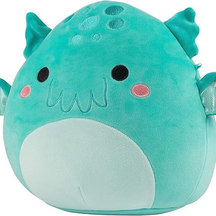 Squishmallows 10-Inch Theotto The Cthulhu Plush Toy - Official Jazwares - Soft Stuffed Lovable Monster for Kids & Collectors, Squishy Hugging Pillow, Cute Mythical Creature Plush