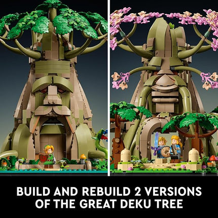 LEGO The Legend of Zelda Great Deku Tree 2in1 - Model Building Set for Adults, Ages 18+ - Collectible Zelda Kit for Home Decor, Office or Bedroom - Gift Idea for Fans of Video Game - 77092