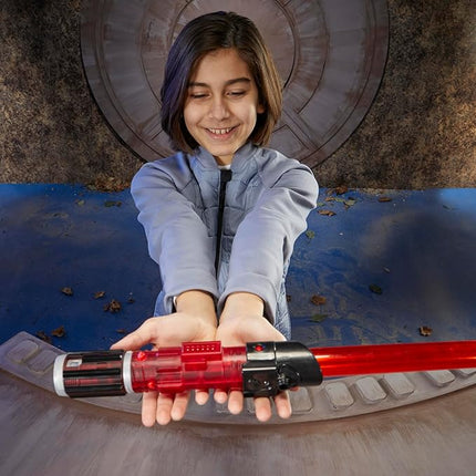 STAR WARS Lightsaber Forge Kyber Core Darth Vader, Officially Licensed Red Customizable Electronic Lightsaber, Toys for 4 Year Old Boys and Girls