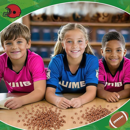 JUNEBRUSHS 150Pcs Sports Ball Mini Erasers, Football Erasers for Kids Bulk Novelty Pencil Erasers for Student Classroom Prizes, Homework Rewards Gifts Party Favors