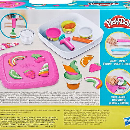 Play-Doh Create ‘n Go Cupcakes Playset, Set with Storage Container, Arts and Crafts Activities, Kids Toys for 3 Year Olds and Up