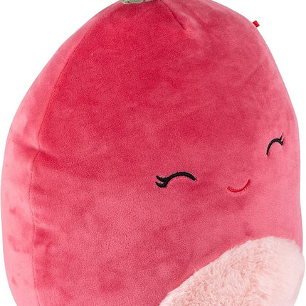 Squishmallow 10" Cherry Plush - Official Jazwares - Soft, Huggable, Collectible Stuffed Animal, Cute Fruit Toy for Kids, Toddlers, and Fans for Birthday, Christmas, or Everyday Cuddles