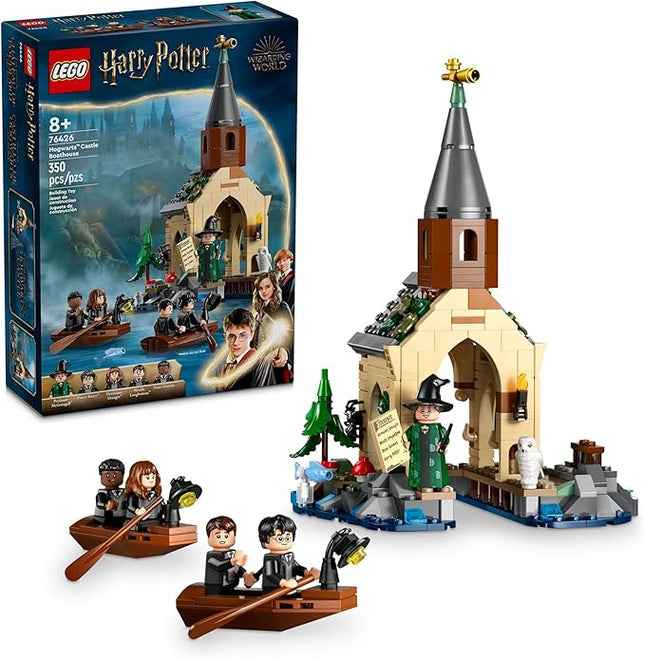 LEGO Harry Potter Hogwarts Boat House Building Toys - Harry Potter Toys for Kids, Girls & Boys, Age 8+ - Birthday Gift with 5 Minifigures - 76426