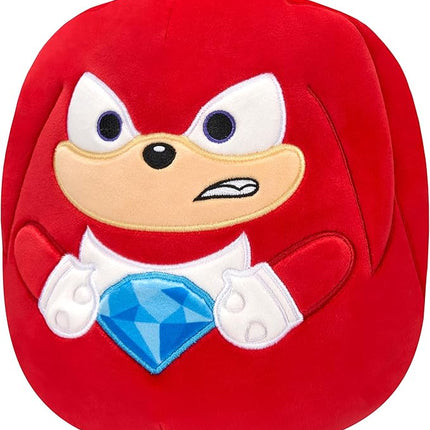 Squishmallows Original 14in “Sonic The Hedgehog” Knuckles Holding Blue Emerald Plush (Large)