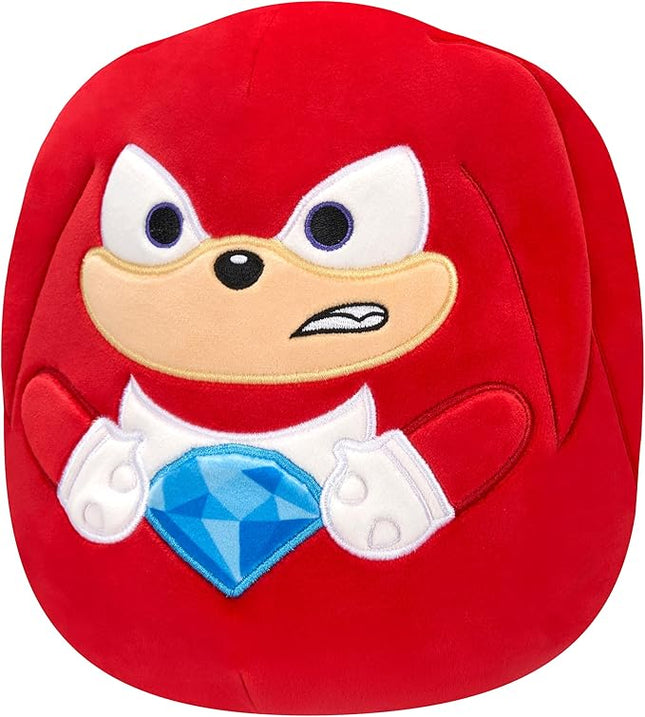 Squishmallows Original 14in “Sonic The Hedgehog” Knuckles Holding Blue Emerald Plush (Large)