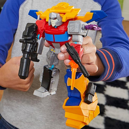 Transformers MixMashers Megatron Custom Mix-and-Match Deluxe Action Figure & Accessories, 5-Inch-Scale Robot Toys for Kids, Ages 4+