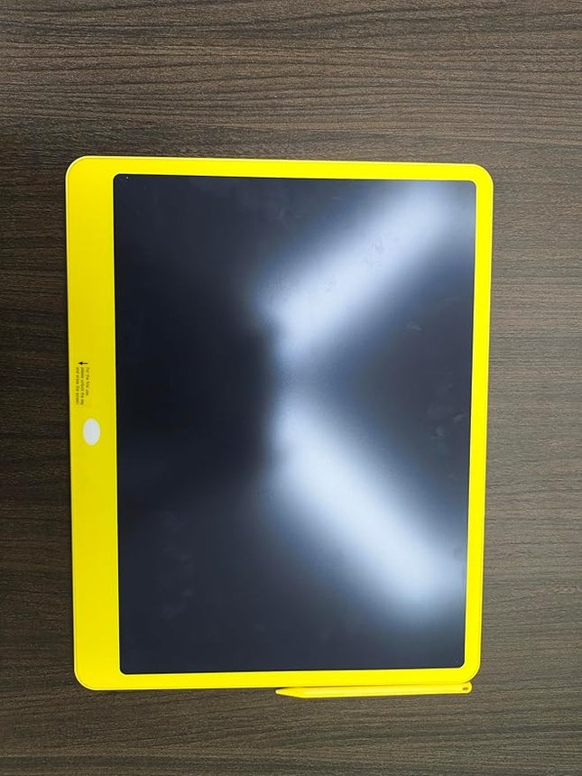 TEKFUN LCD, 16inch Colorful Drawing Tablet Writing Pad, Kids Travel Essentials, Kids Toys for 3 4 5 6 7 8 Year Old Girls Boys (Yellow)