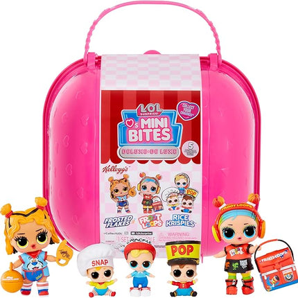 L.O.L. Surprise! Loves Mini Sweets S3 Deluxe- Kellogg's with 4 Dolls, Accessories, Limited Edition Dolls, Candy and Cereal Theme, Kellogg’s Theme, Collectible Dolls- Great Gift for Girls Age 4+