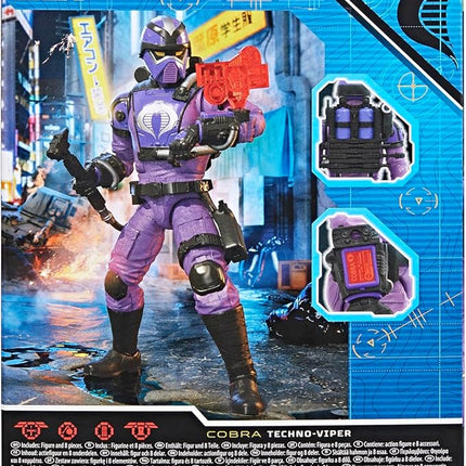 G.I. Joe Classified Series #117, Techno-Viper, Collectible 6-Inch Action Figure with 8 Accessories