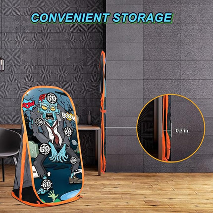 Quanquer Shooting Games Targets Compatible with Toy Foam Blaster Balls Popper, Ideal Festival Birthday Toys for Boys Indoor Outdoor Backyard Kids Shooting Practice