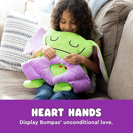 Bumpas Weighted Plush Toy – Machine Washable Calming & Comforting Stuffed Animal for Kids – Arms and Body are Weighted to Give a Realistic Hug – Soft Companion for Playtime, Naptime & Travel (Jiff)
